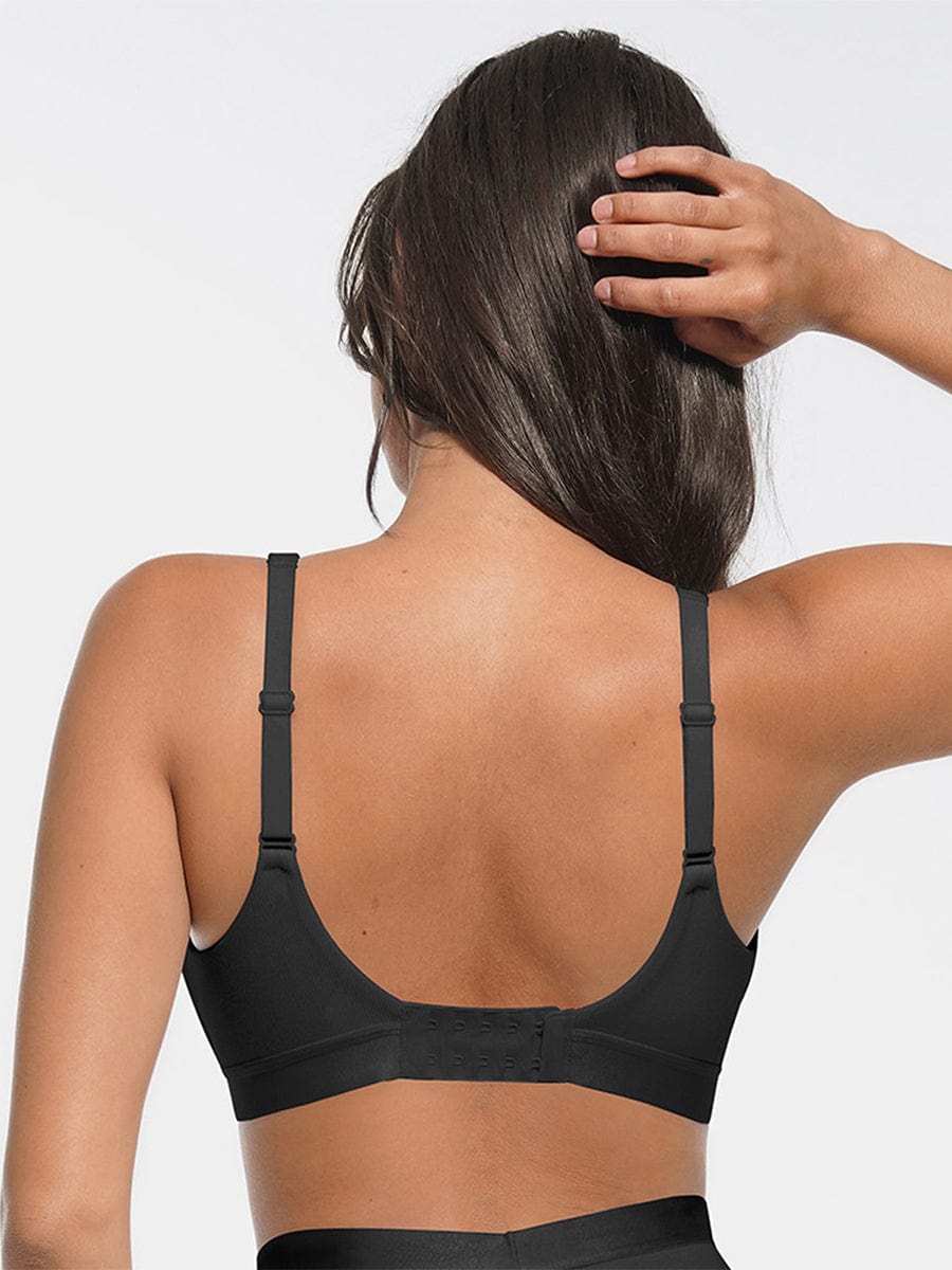 Djup V-ringad bralette