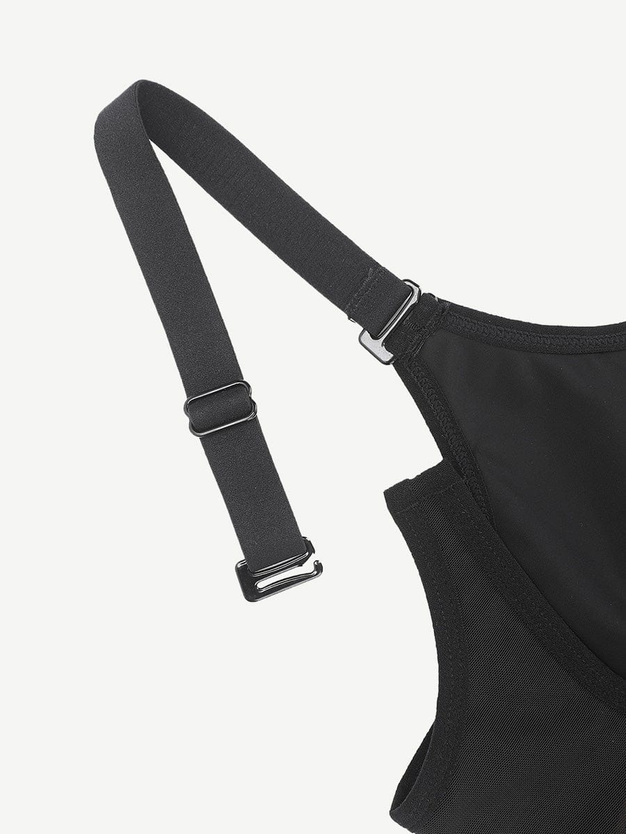 Shaping bodysuit med blondekant