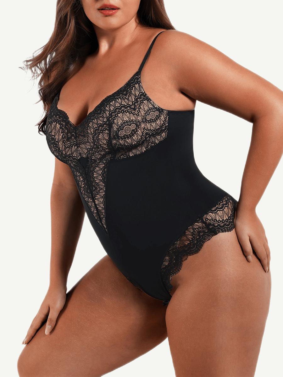 Lace shaping bodysuit