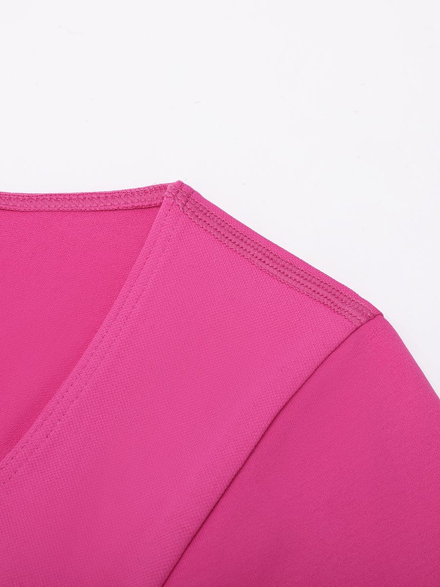 Nahtloses formendes Top mit elegantem Ausschnitt