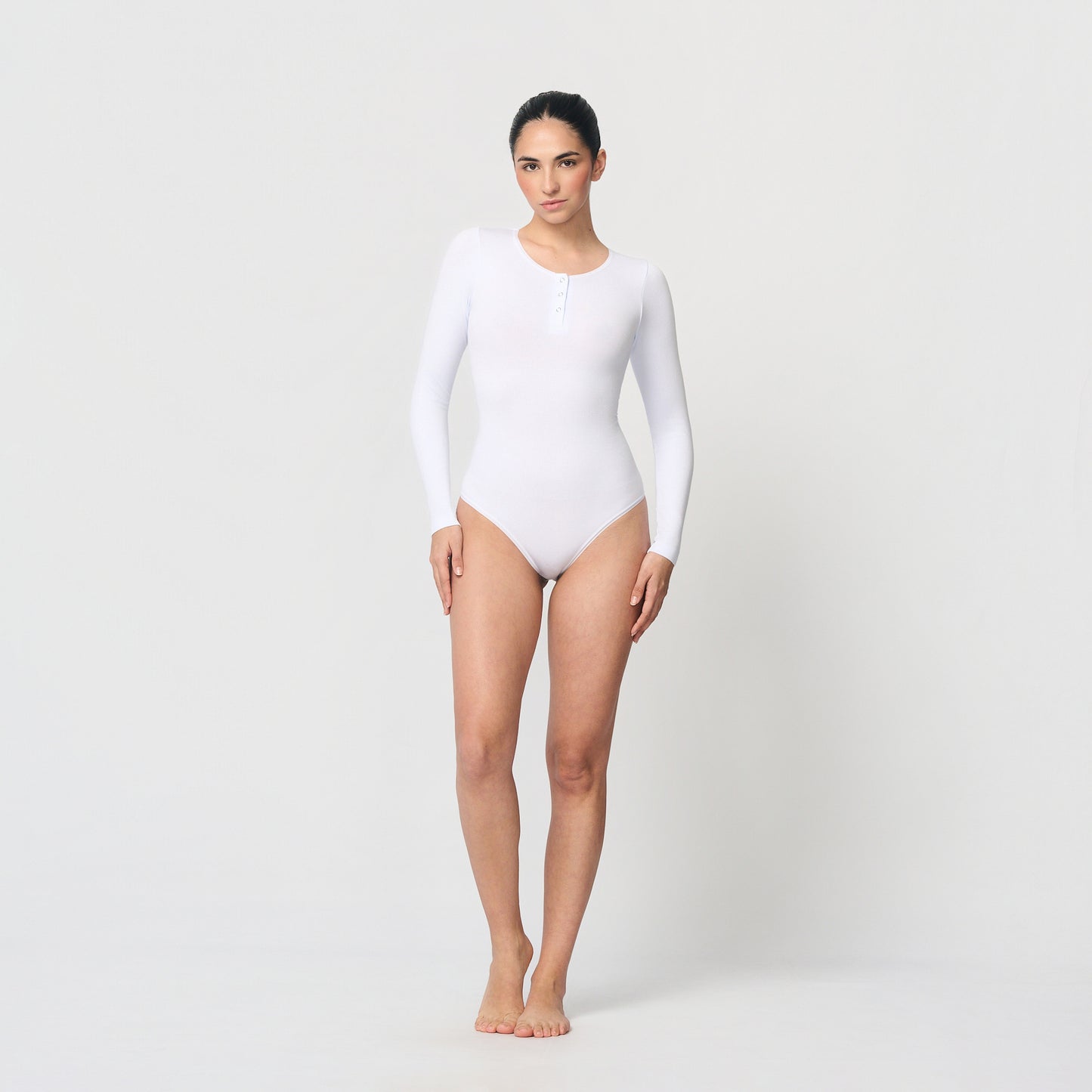 Shaping body med lange ermer
