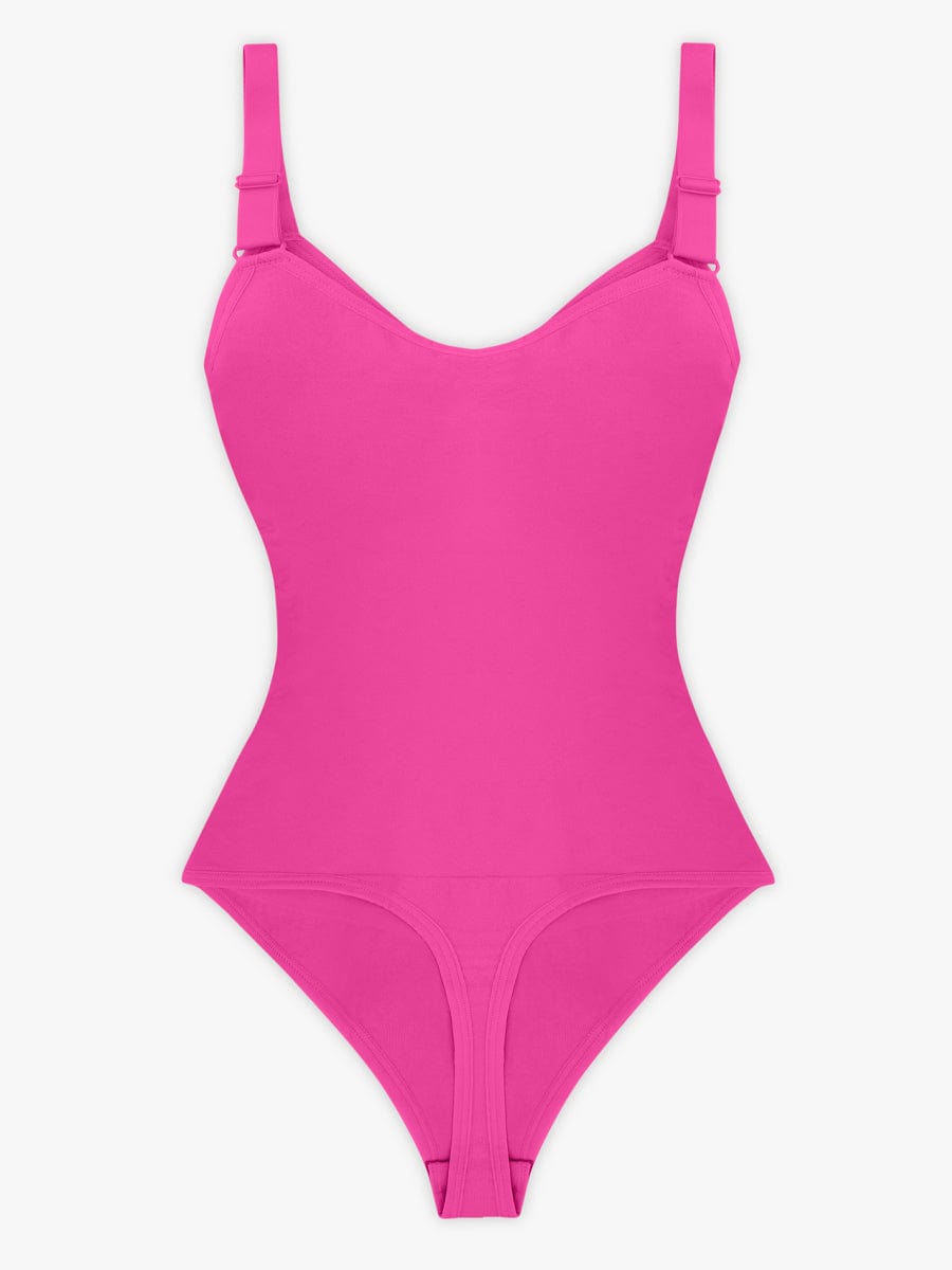 Shapingbody med glidelås og hemper
