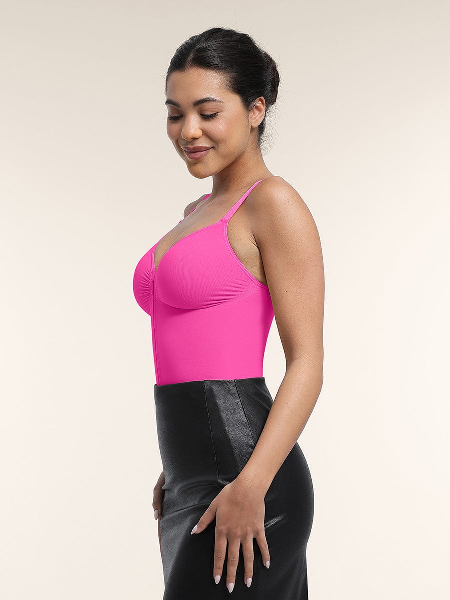 Shapingbody med glidelås og hemper