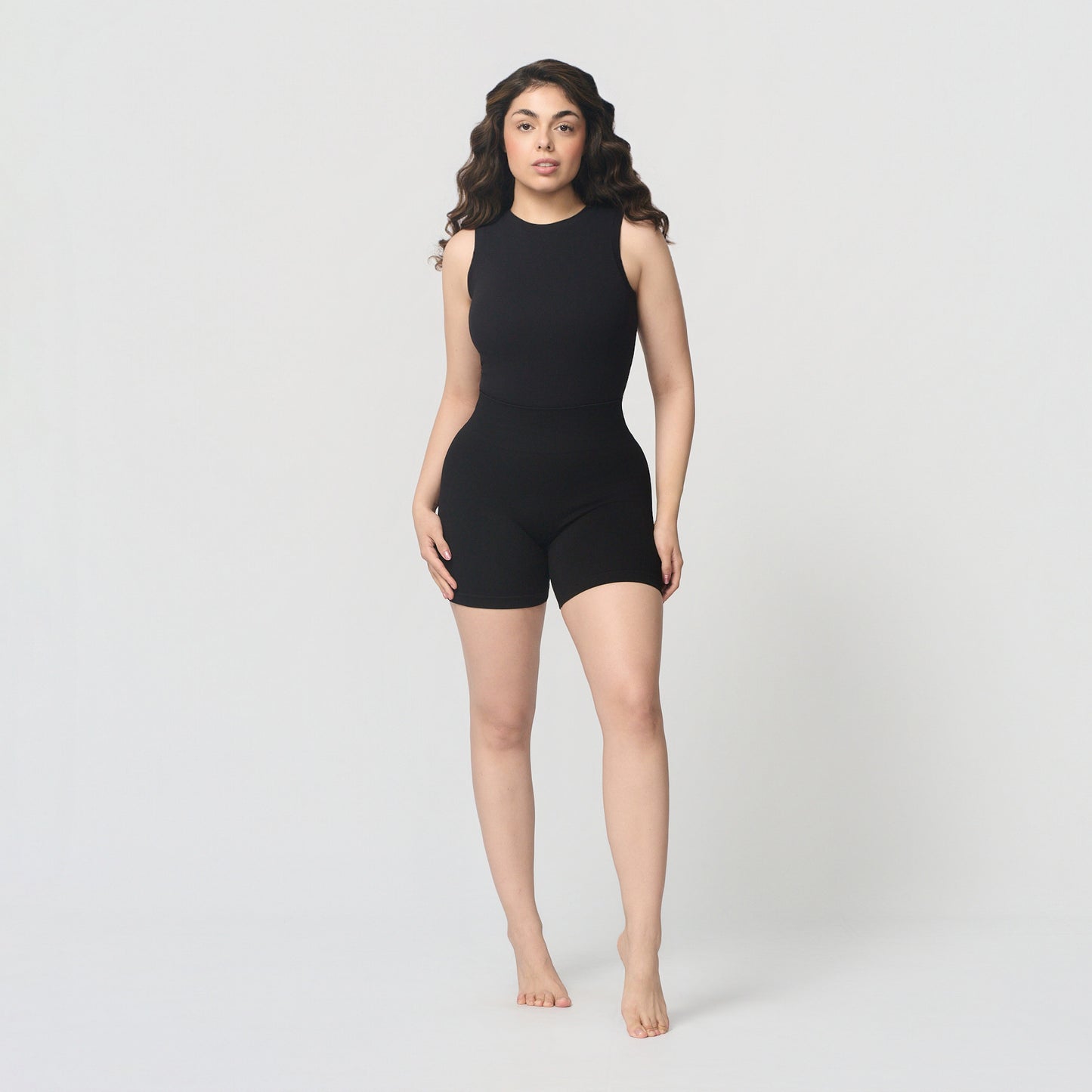Sømløs yogashorts
