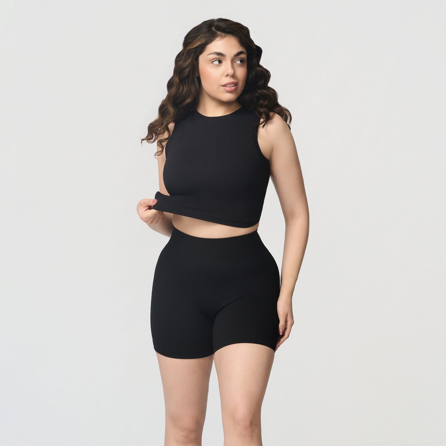 Sømløs yogashorts
