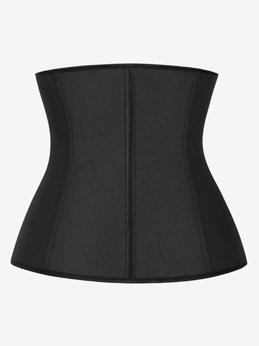 Waist trainer i latex med hekter