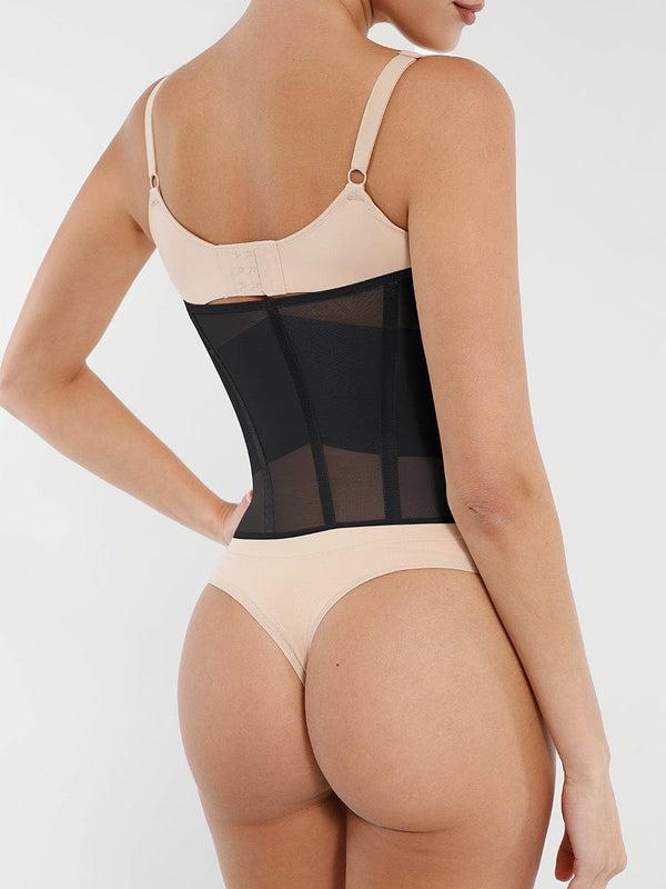 Waist trainer med pustende stoff